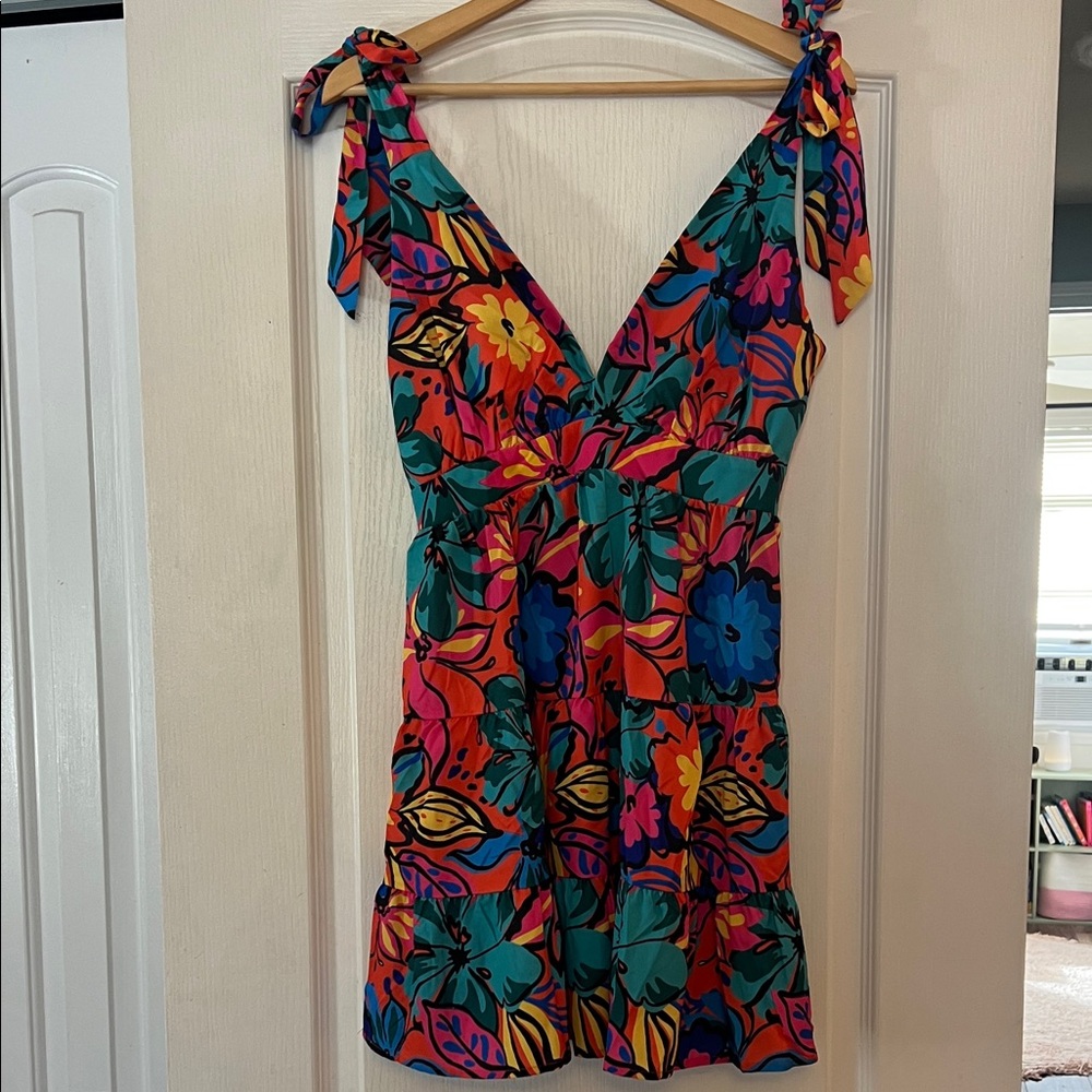 Floral Woman’s Mini Dress